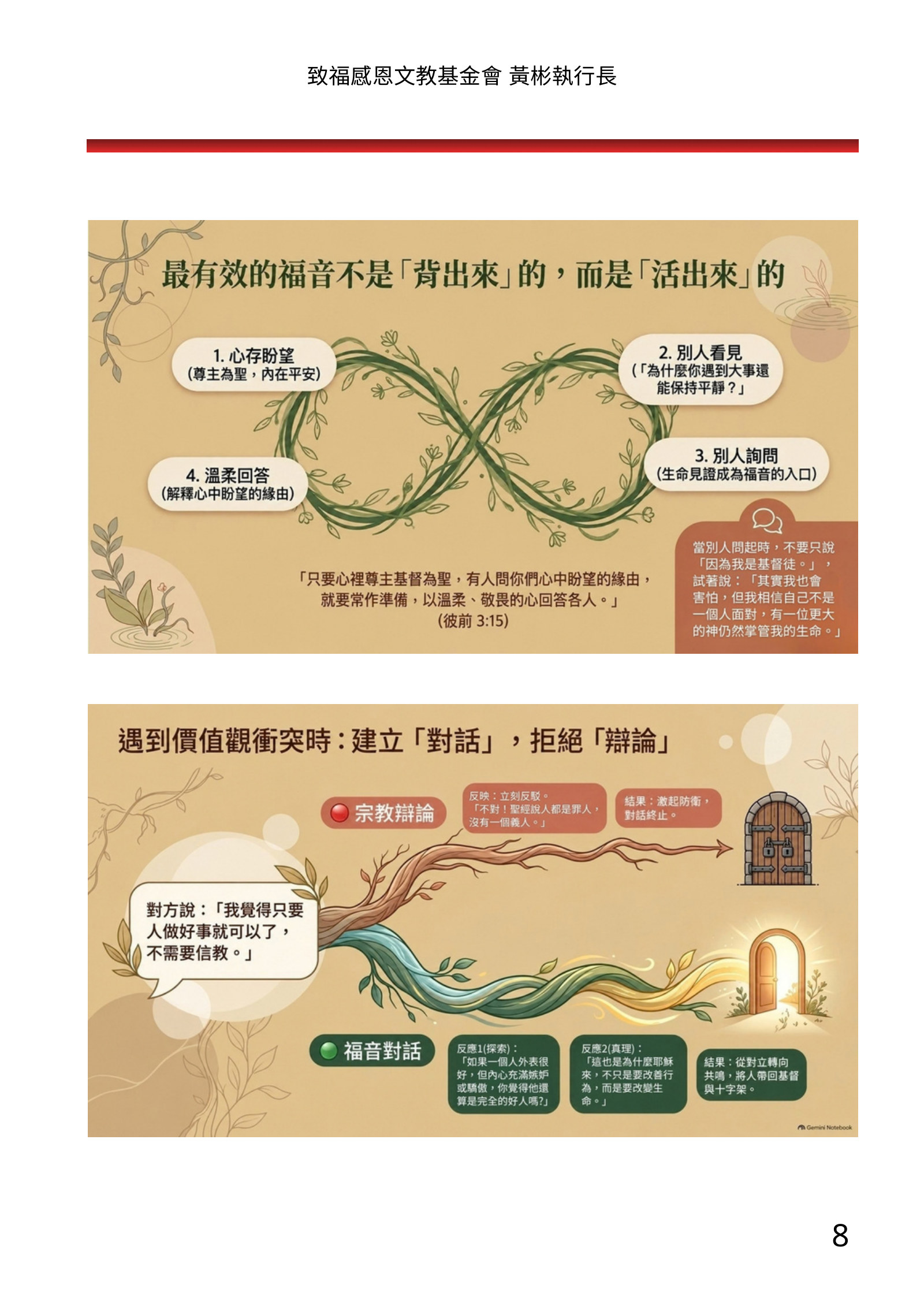 福音班長培訓電子手冊南部場，第 8 頁