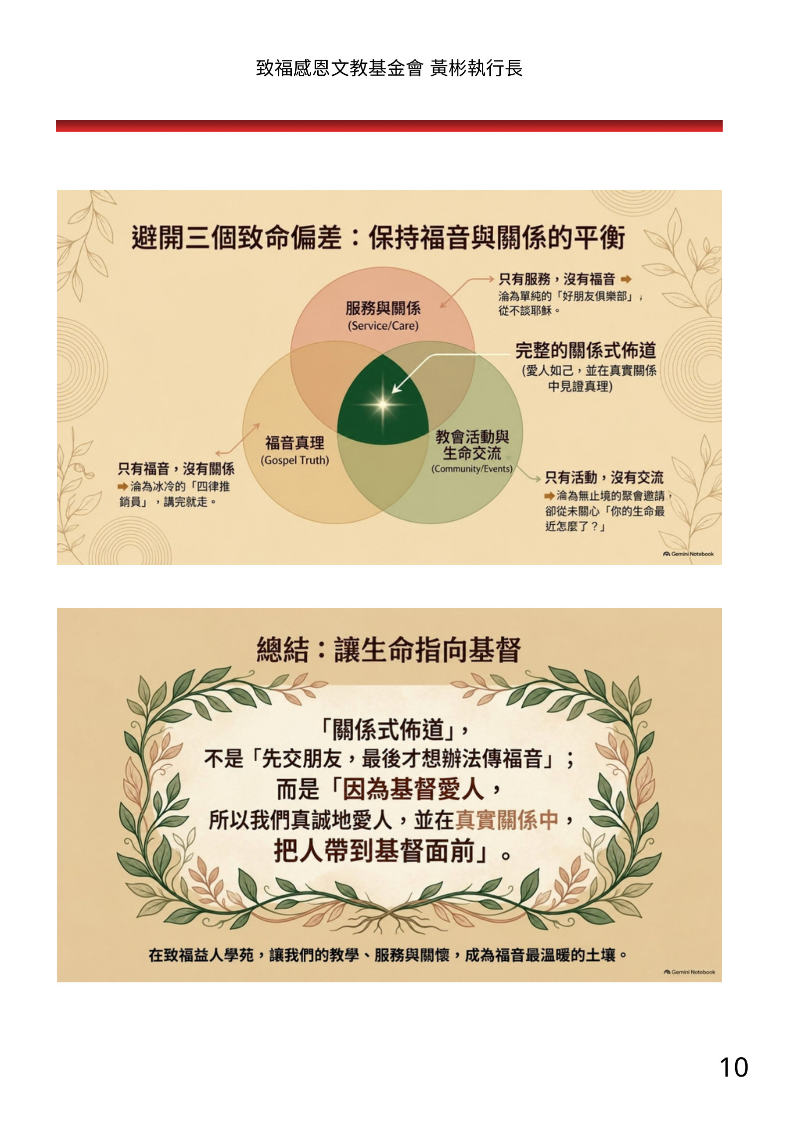 福音班長培訓電子手冊南部場，第 10 頁