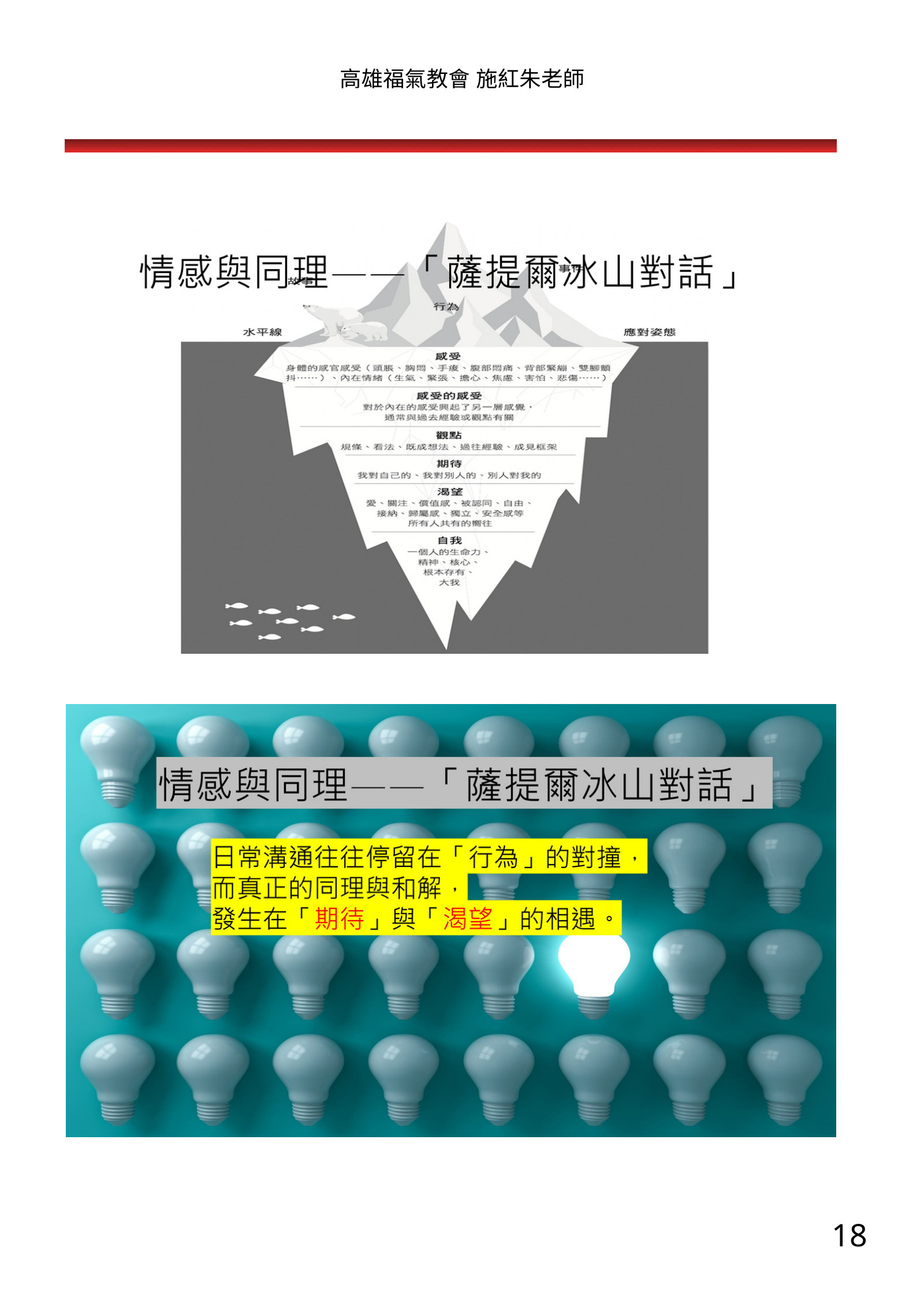 福音班長培訓電子手冊南部場，第 18 頁