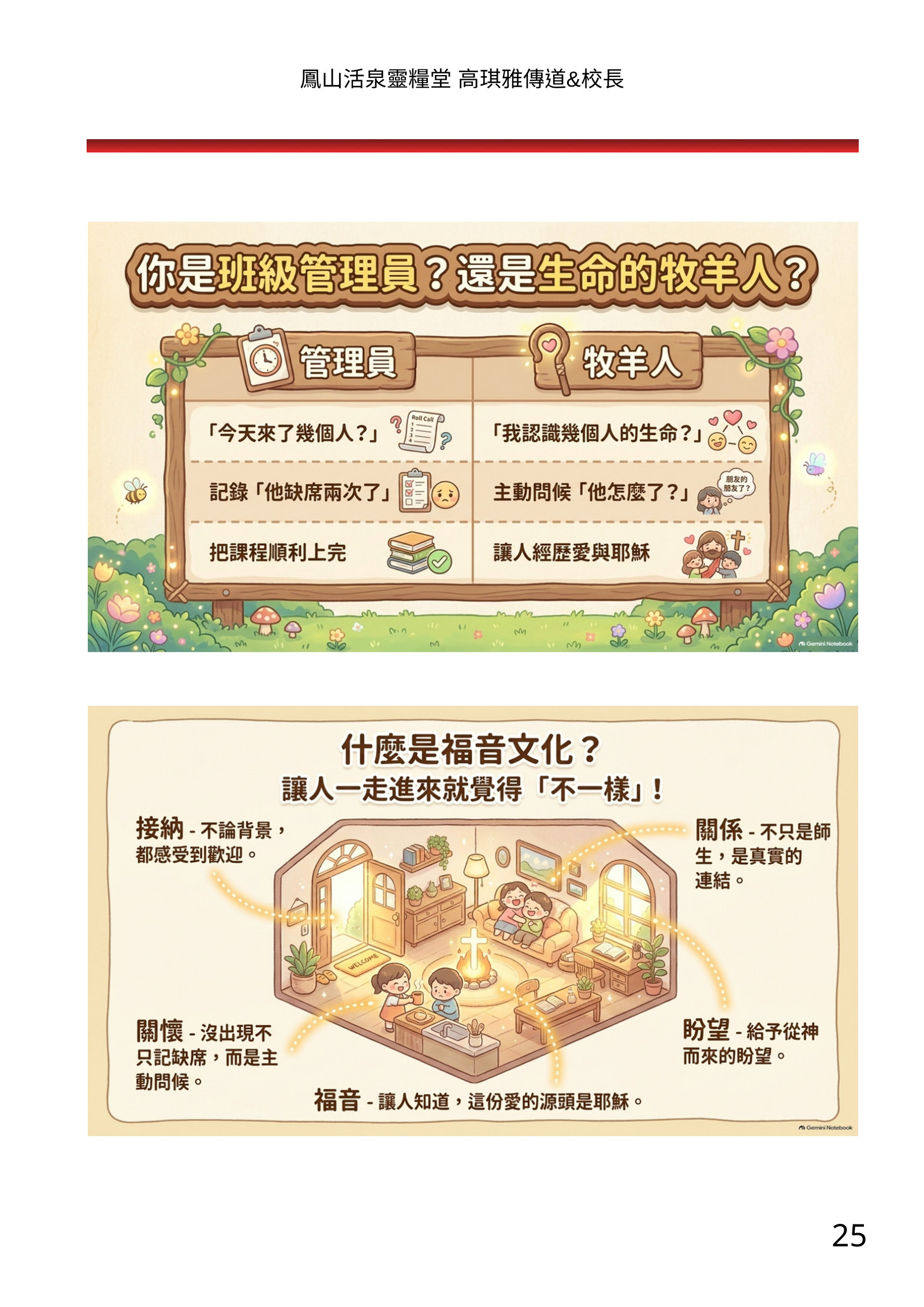 福音班長培訓電子手冊南部場，第 25 頁